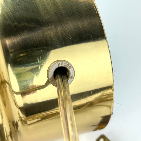 Vintage Mid Century Heyco Brass Table Lamp - Picture 5 of 8